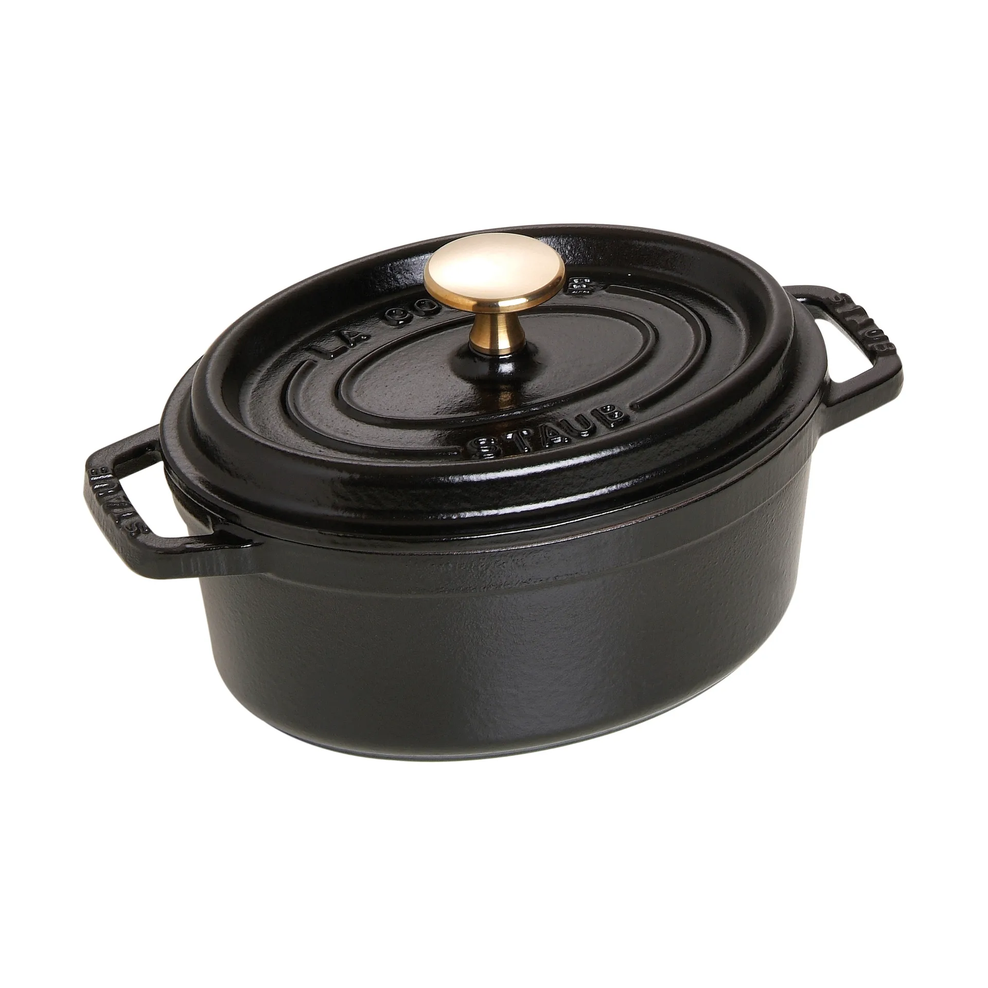 Staub La Cocotte oval gryte støpejern 1 L, Svart STAUB