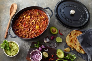 Staub La Cocotte oval gryte støpejern 1 L - Svart - STAUB