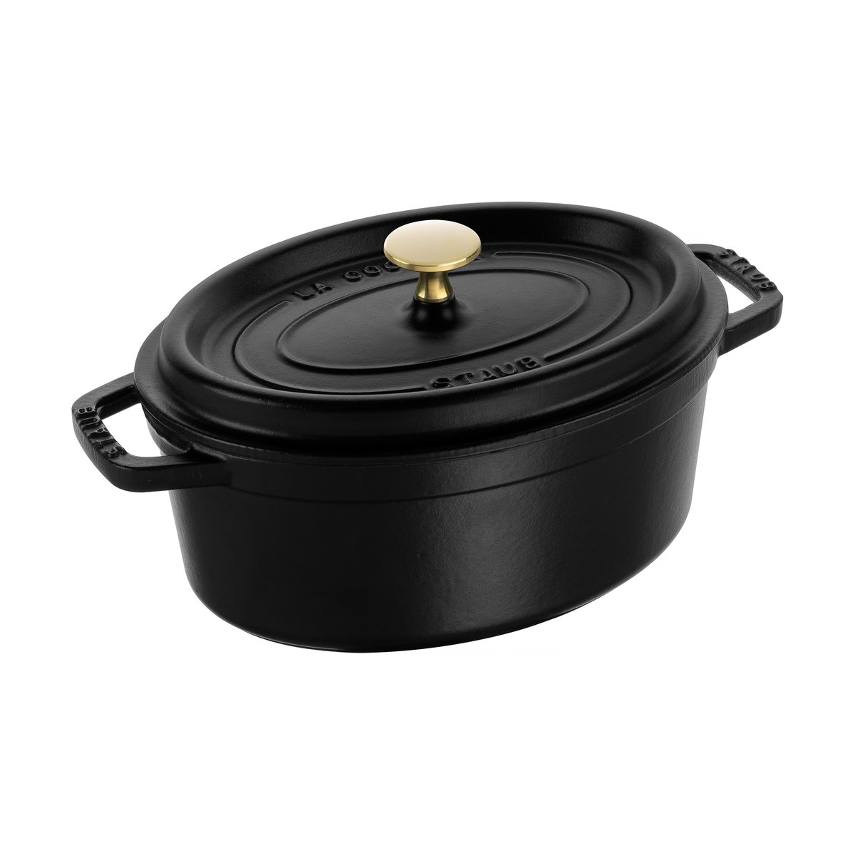Staub La Cocotte oval gryte støpejern 2,35 L Svart | Skandinavisk Design | Gryter | Svart