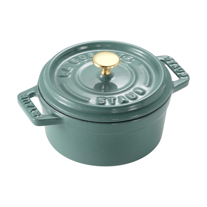 Staub La Cocotte rund gryte støpejern 0,25 L - Eukalyptus - STAUB