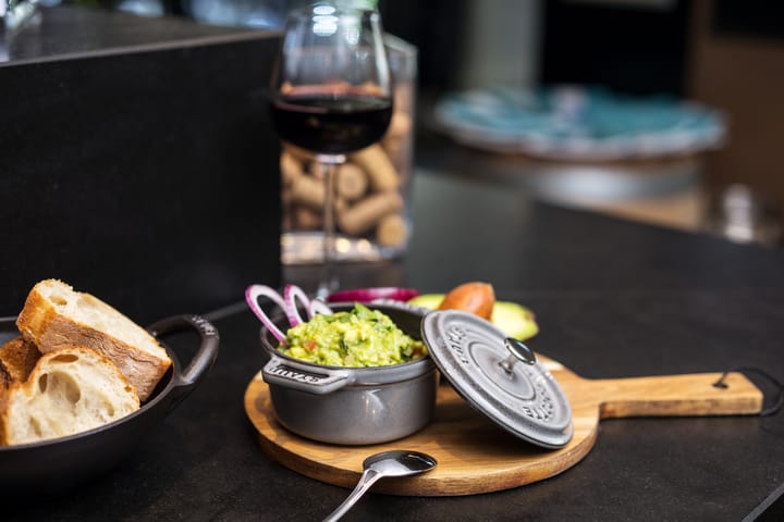 Staub La Cocotte rund gryte støpejern 0,25 L, Grafittgrå STAUB