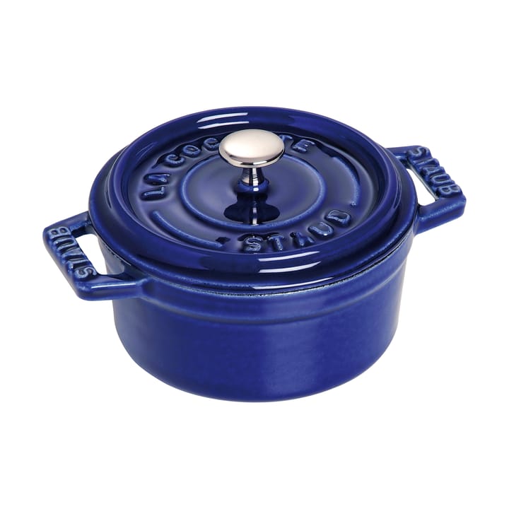 Staub La Cocotte rund gryte støpejern 0,25 L - Mørkblå - STAUB