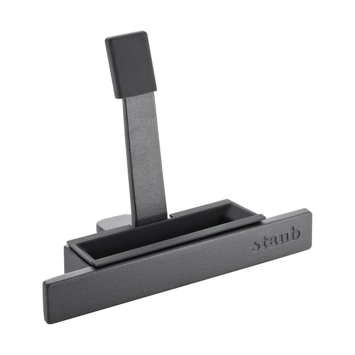 Staub lokkholder støpejern-silikon - Svart - STAUB