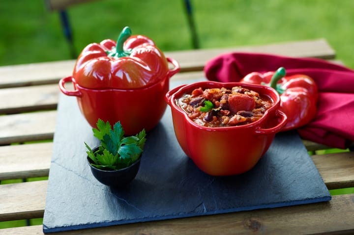 Staub mini gryte paprika 0,47 L, Orange-rød STAUB