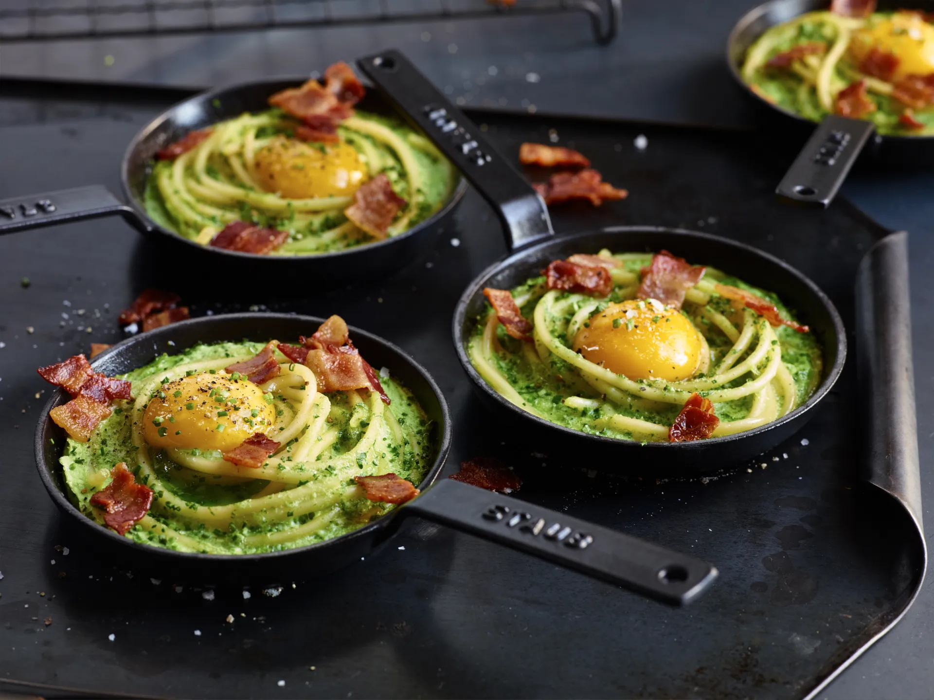 Staub mini stekepanne støpejern 0,15 L, Svart STAUB