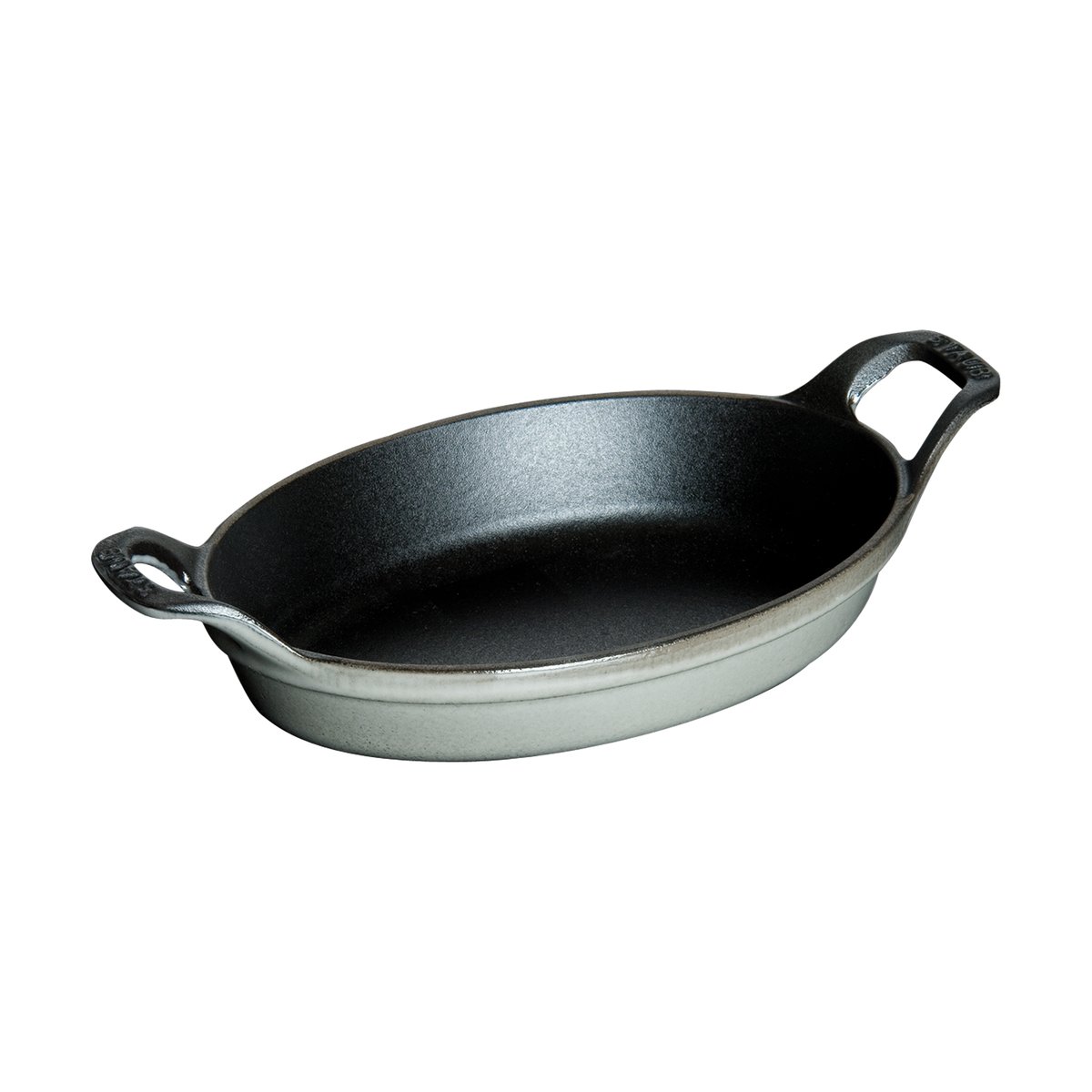 STAUB Staub oval ovnsform støpejern 15 cm Grafittgrå