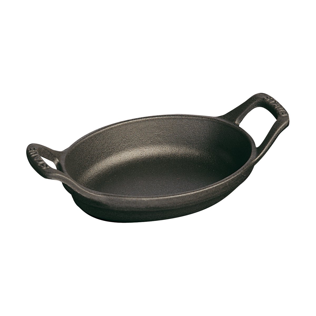 STAUB Staub oval ovnsform støpejern 15 cm Svart