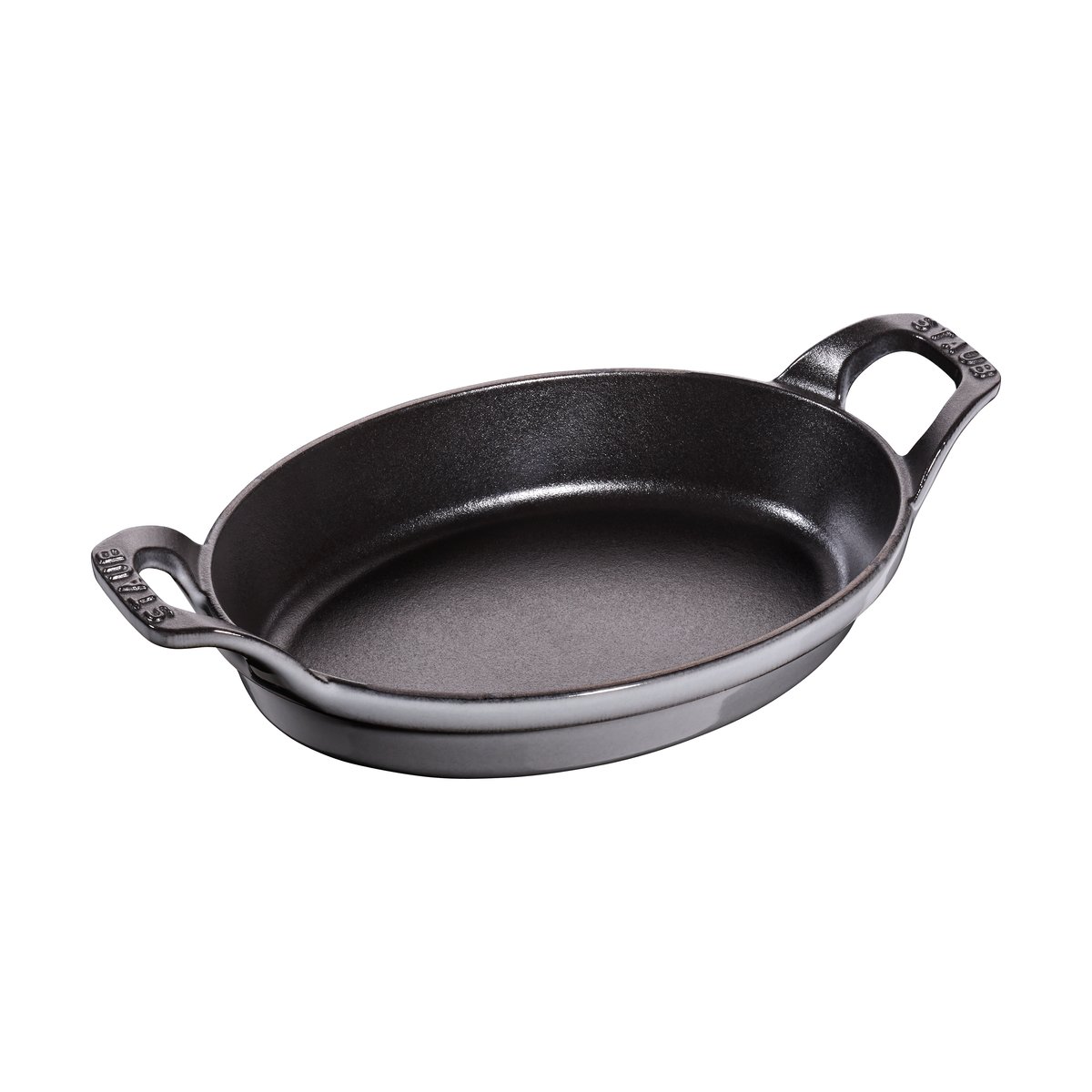 STAUB Staub oval ovnsform støpejern 21 cm Grafittgrå