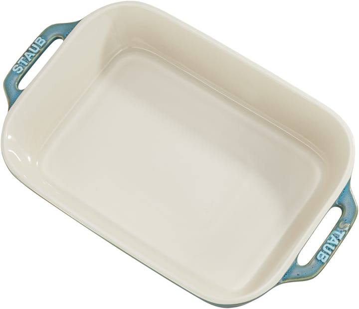 Staub ovnsform 2 deler, Antikk turkis STAUB
