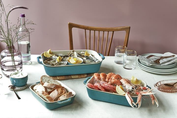 Staub ovnsform 3 deler, Antikk turkis STAUB