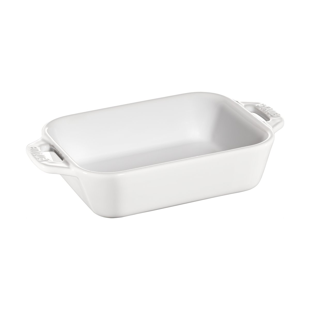 Bilde av rektangulær ildfast form 25 x 40 cm Hvit