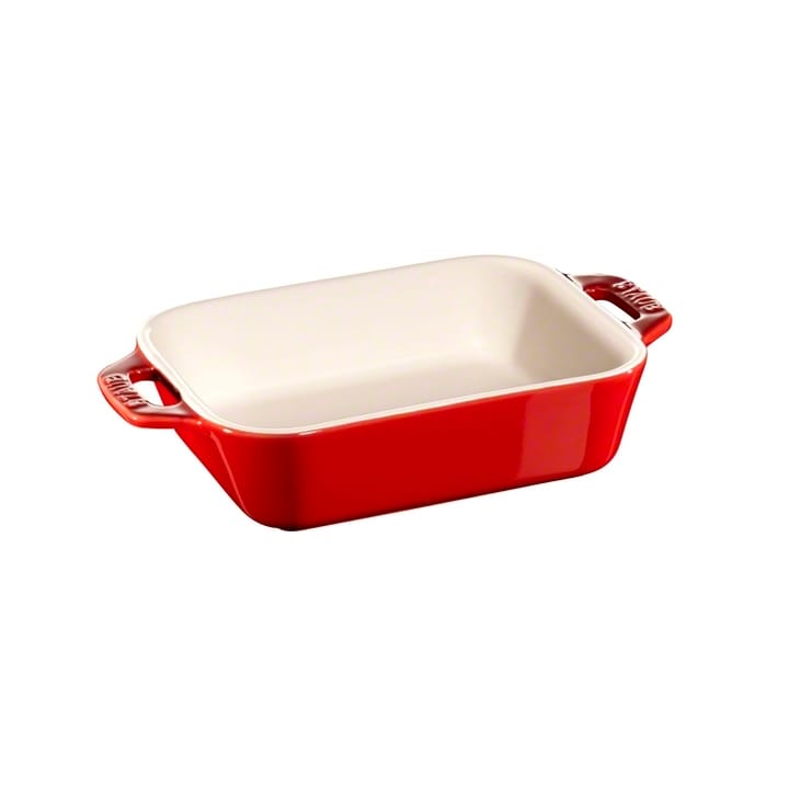 Staub rektangulær ovnsform 14 x 11 cm - rød - STAUB