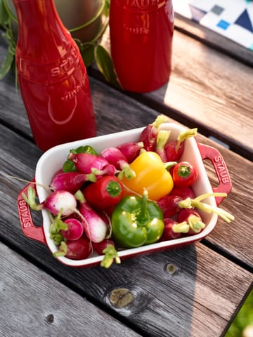 Staub rektangulær ovnsform 14x11 cm - rød - STAUB