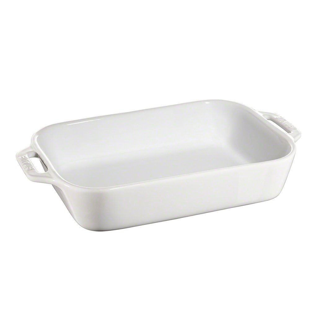STAUB Staub rektangulær ovnsform 27 x 20 cm hvit