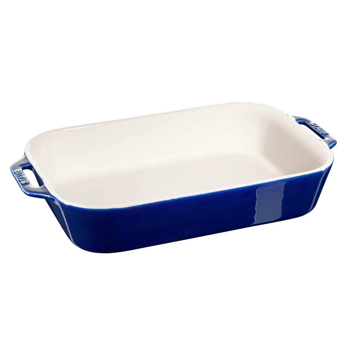 rektangulær ovnsform 34 x 24 cm blå