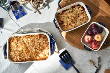 Staub rektangulær ovnsform 34 x 24 cm - blå - STAUB