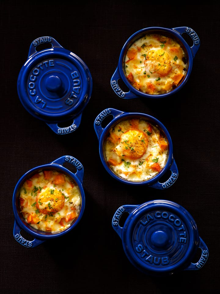 Staub rund minigryte 0,2 l, blå STAUB