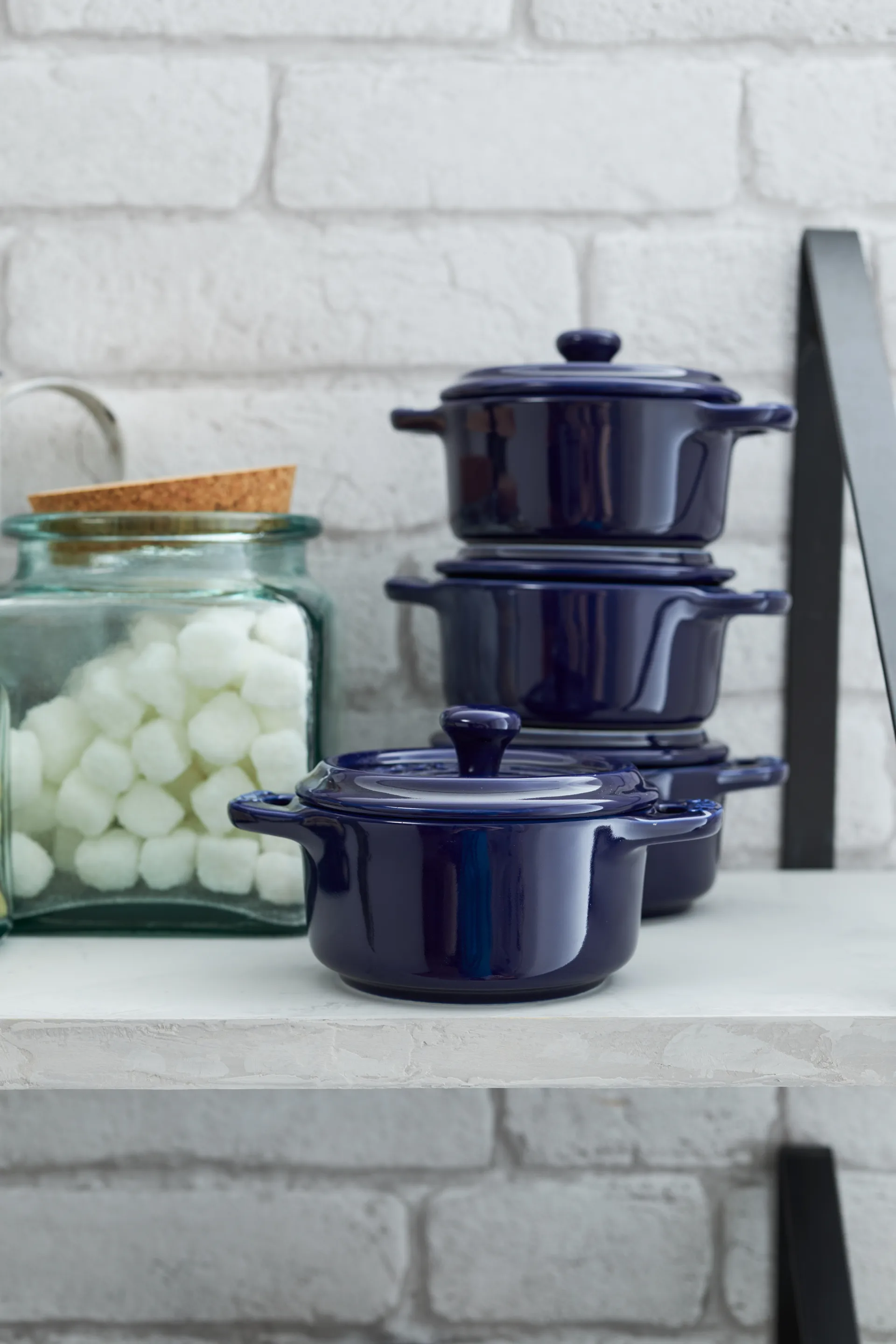 Staub rund minigryte 0,2 l, blå STAUB