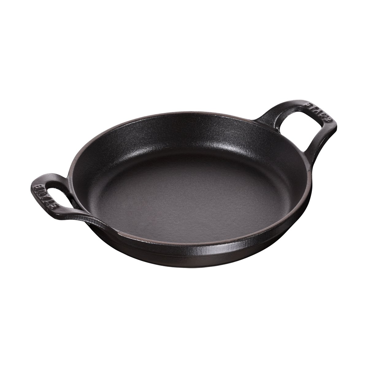 Staub rund ovnsform støpejern Ø12 cm Svart | Skandinavisk Design | Ildfaste former | Svart