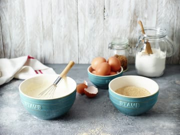 Staub skålsett Ø14 cm 4-stk. - Antikk turkis - STAUB