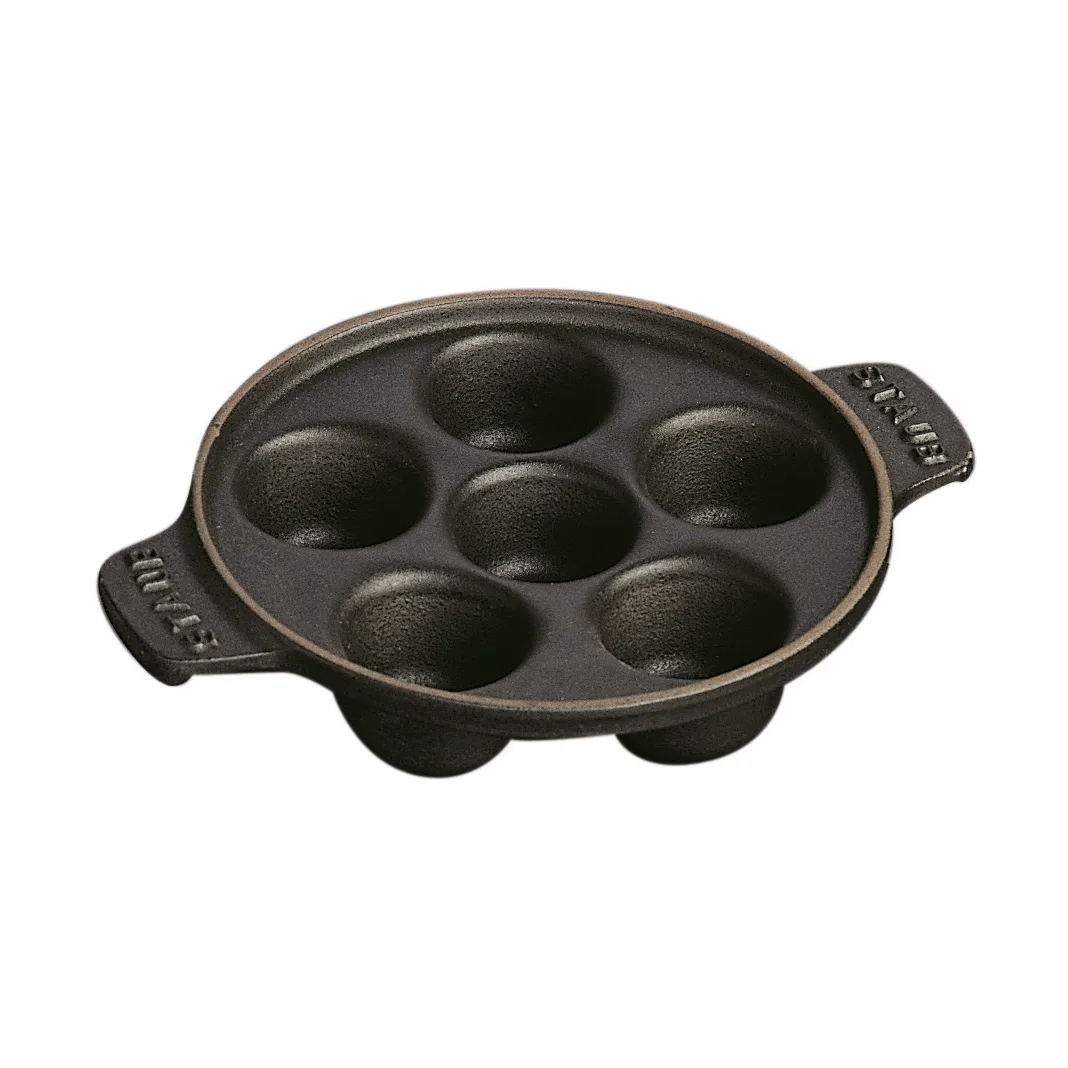 Staub sneglefat støpejern Ø14 cm, Svart STAUB