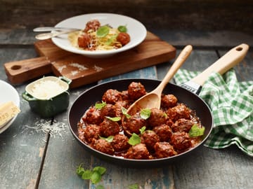 Staub stekepanne støpejern svart lyst trehåndtak - Ø26 cm - STAUB