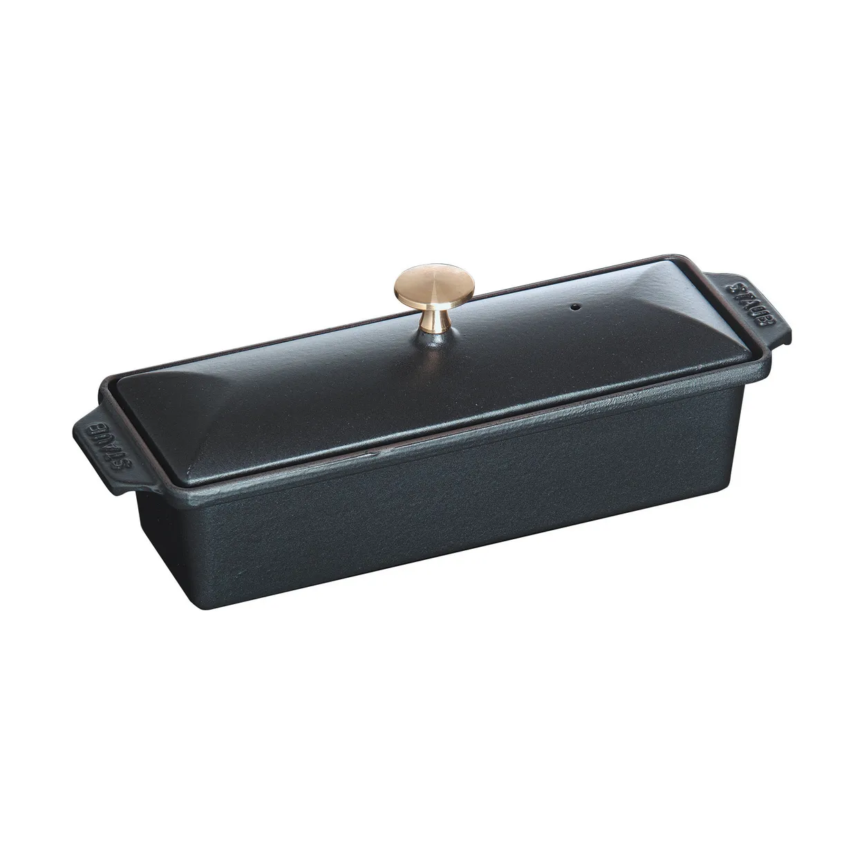 Staub Terrine ovnsform støpejern svart 30x11 cm | Skandinavisk Design | Ildfaste former | Svart