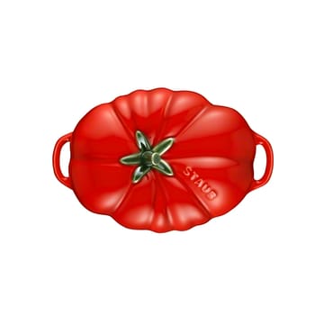 Staub tomatgryte i keramikk 0,5 l - rød - STAUB