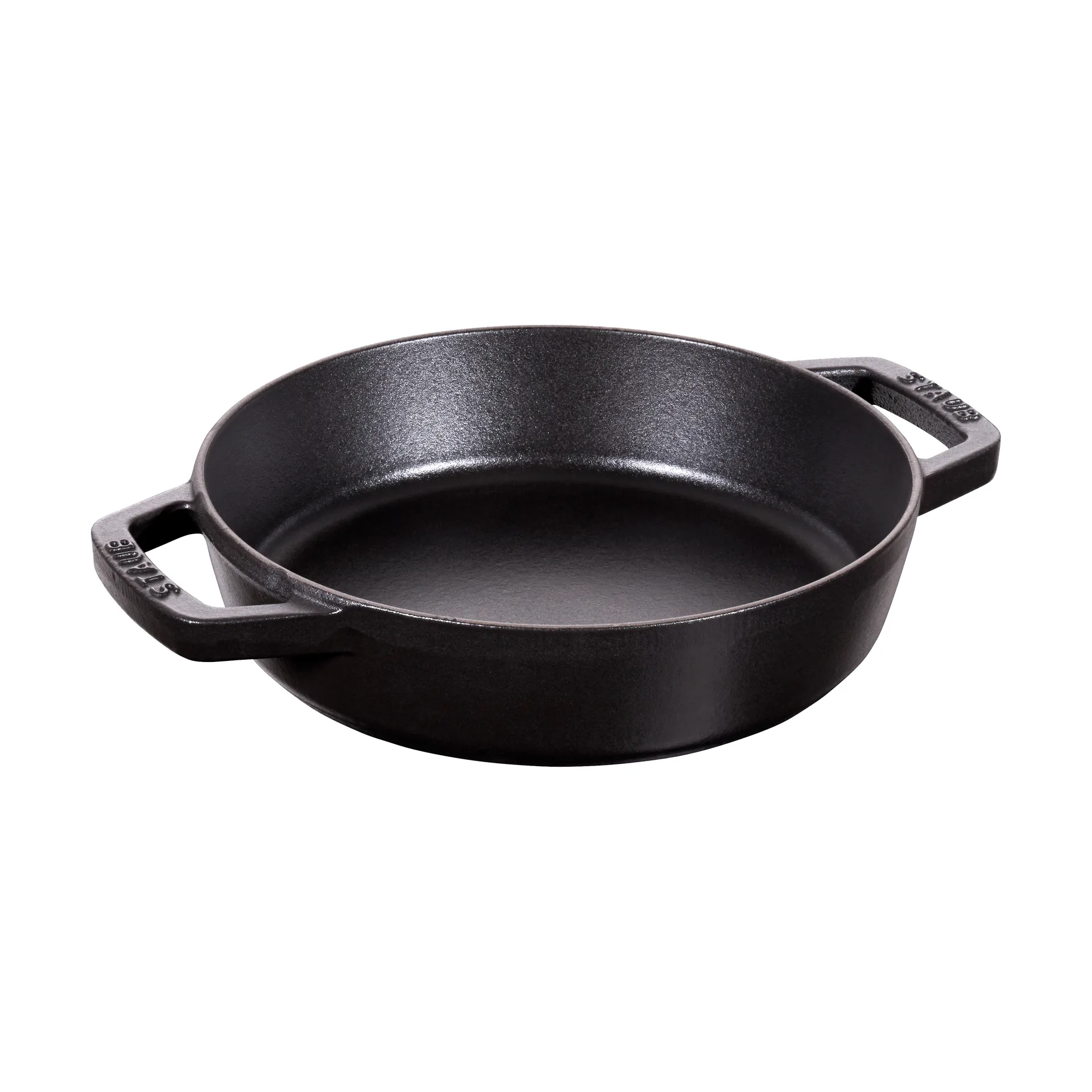 Staub traktørpanne støpejern 2 håndtak svart, Ø20 cm STAUB