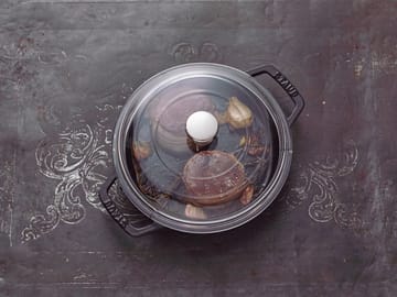Staub traktørpanne støpejern 2 håndtak svart - Ø20 cm - STAUB