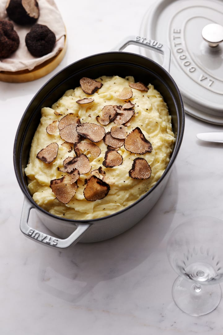 Staub White Truffle gryte oval, 4,2 l STAUB