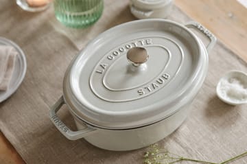 Staub White Truffle gryte oval - 4,2 l - STAUB