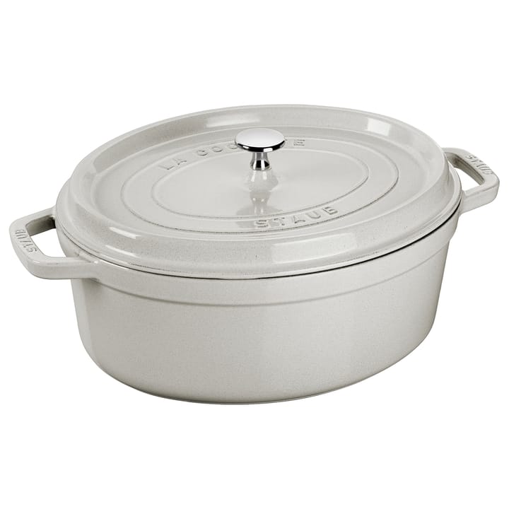 Staub White Truffle gryte oval - 5,5 l - STAUB