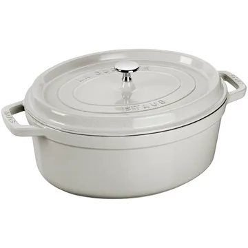 Staub White Truffle gryte oval - 8 l - STAUB