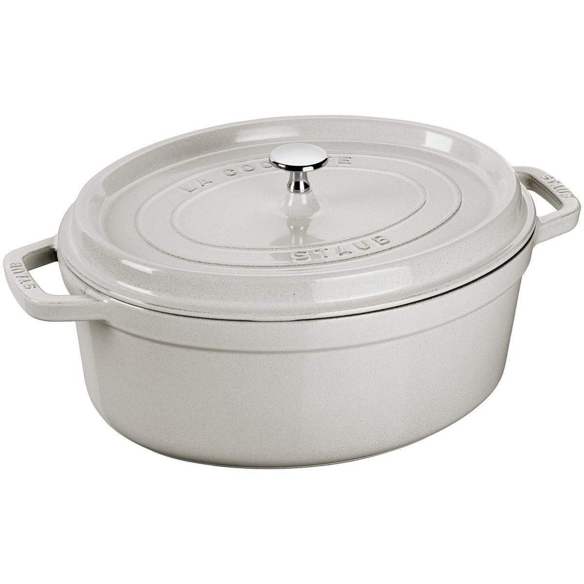 Staub White Truffle gryte oval 8 l | Skandinavisk Design | Gryter | Hvit