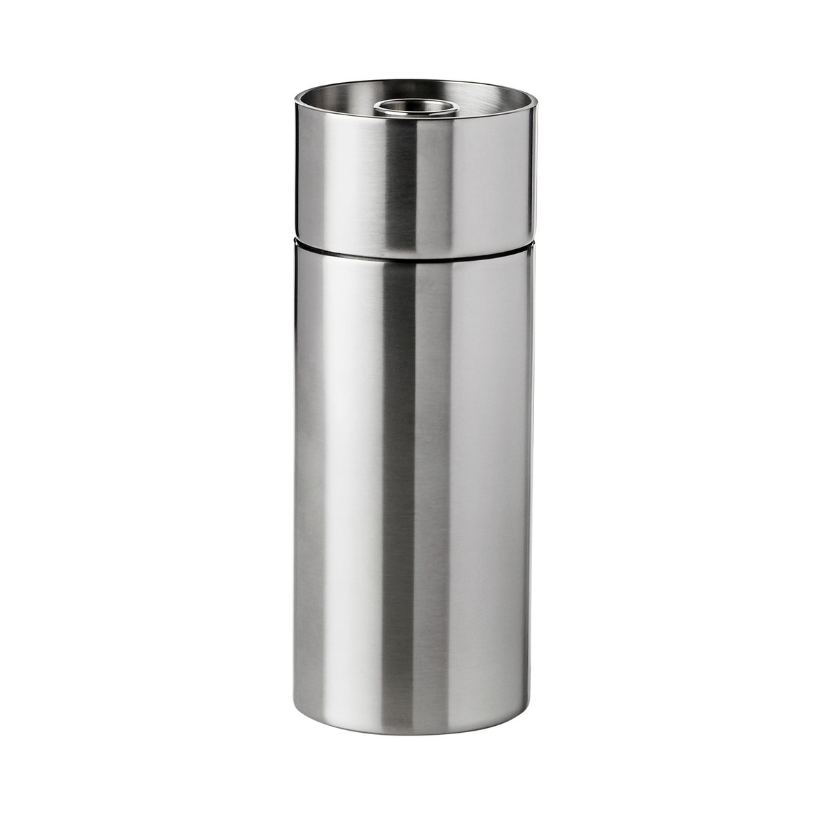 Stelton AJ cylinda-line pepperkvern Rustfri | Skandinavisk Design | Salt- & Pepperkverner | Sølv