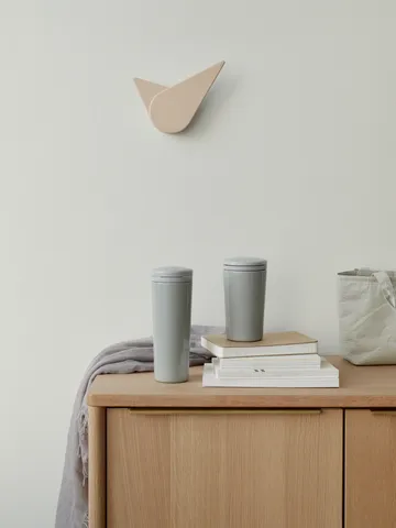 Birdie veggklokke 19,5 cm - Powder - Stelton