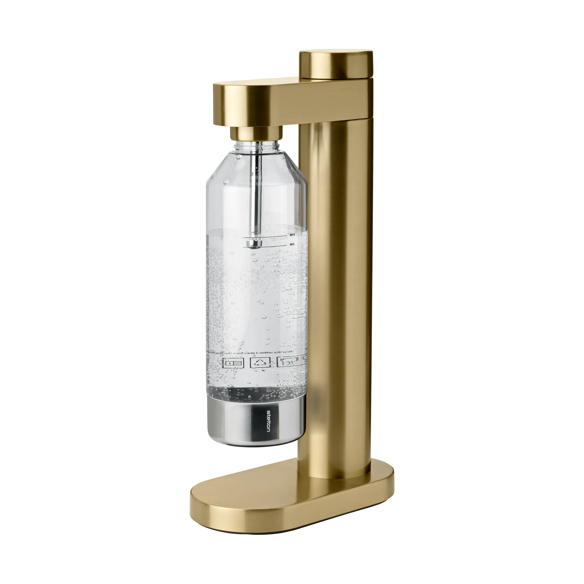 Brus kullsyremaskin, Brushed Brass Stelton