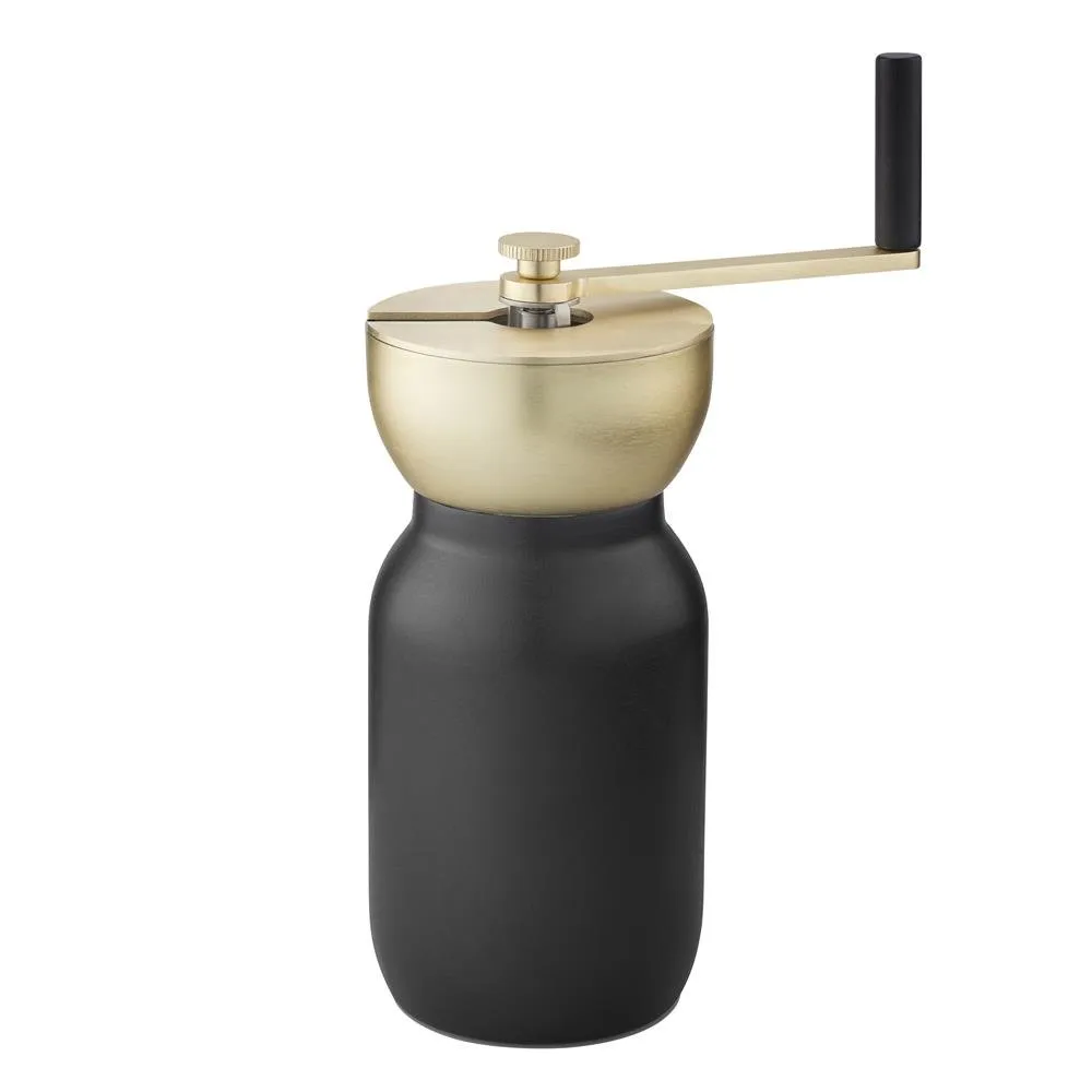 Collar kaffekvern, sort-messing Stelton