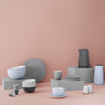 Emma tallerken 2-pakn. - grå - Stelton