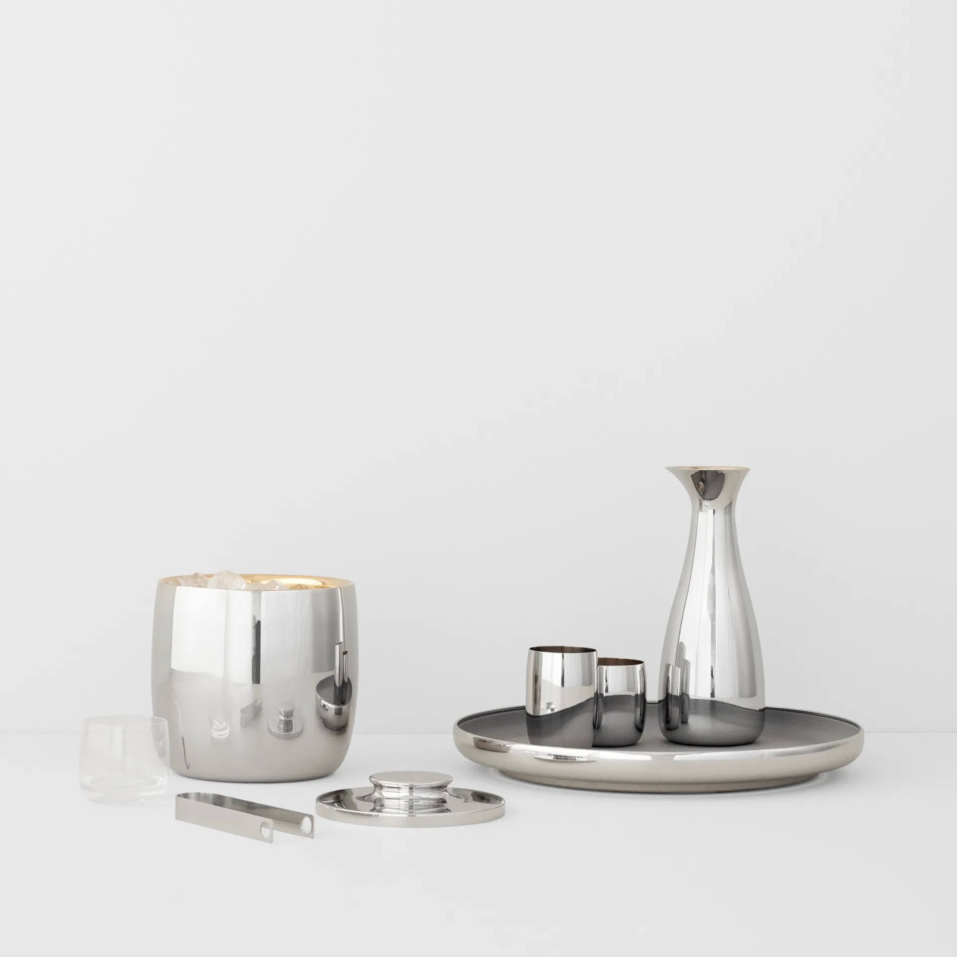 Foster brett Ø 40 cm, Rustfritt stål Stelton