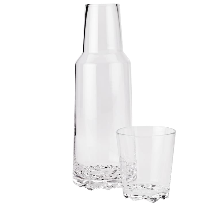 Glacier karaffel med drikkeglass - Klar - Stelton