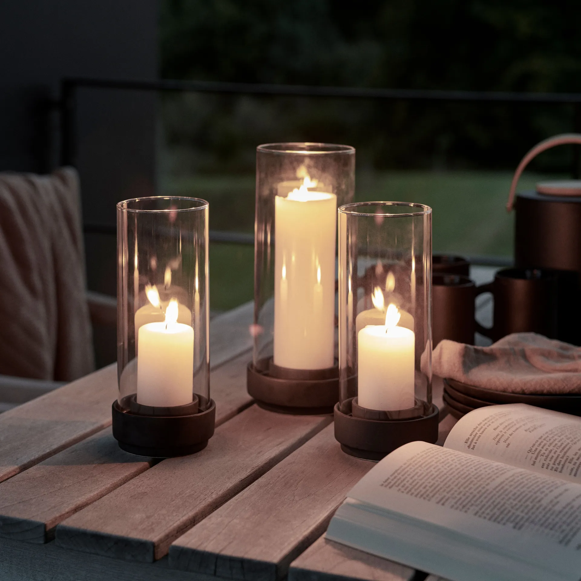 Hurricane reserveglass til lyslykt, Liten Ø 9,5 cm Stelton