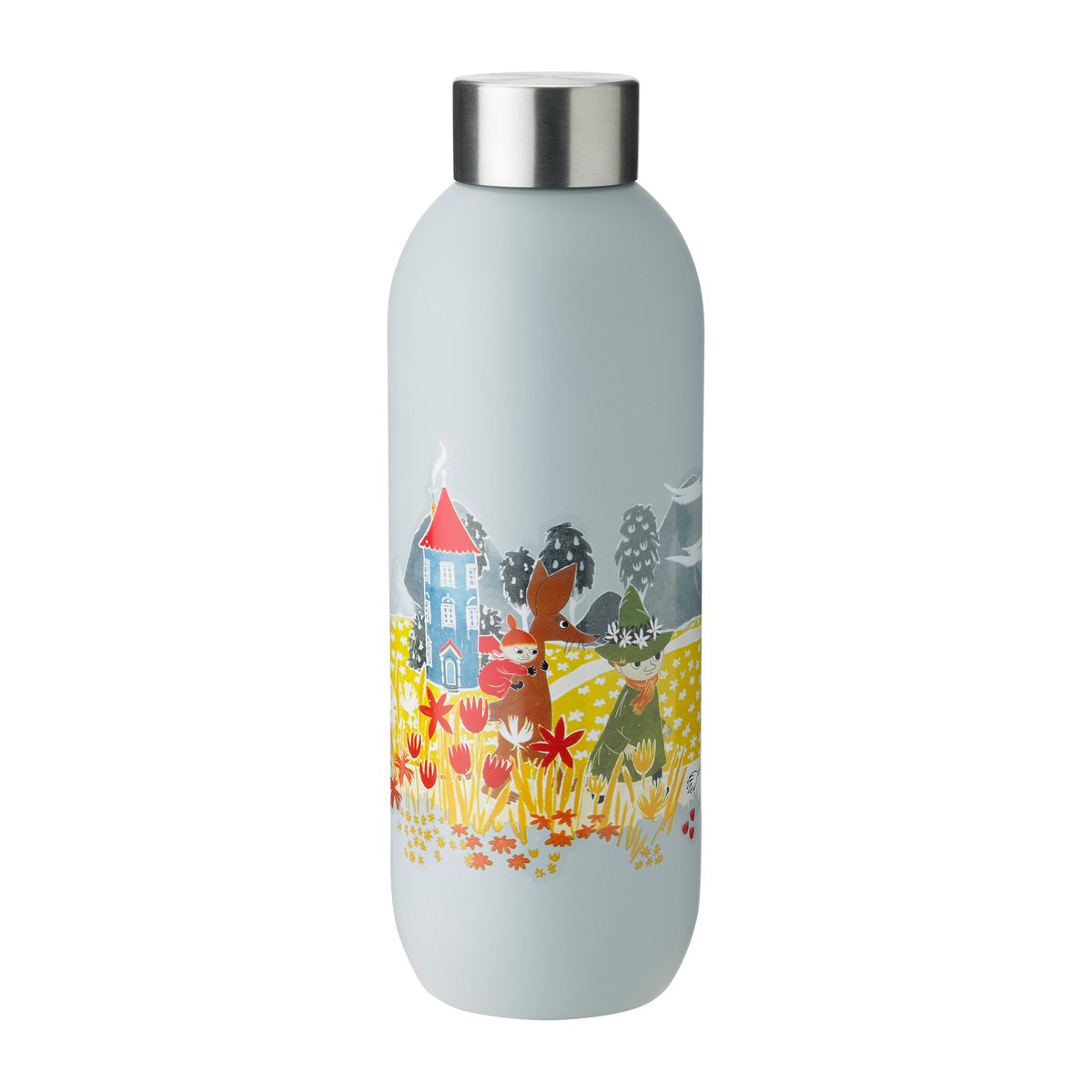 Stelton Keep Cool Mummi flaske 0,75 l Soft sky | Skandinavisk Design | Vannflasker | Blå