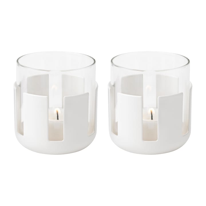 Luna telysholder 2-pakning - Soft white - Stelton