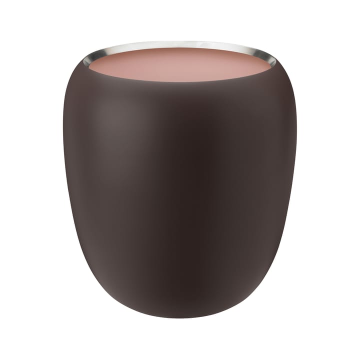 Ora vase 20 cm - Dark powder-powder - Stelton