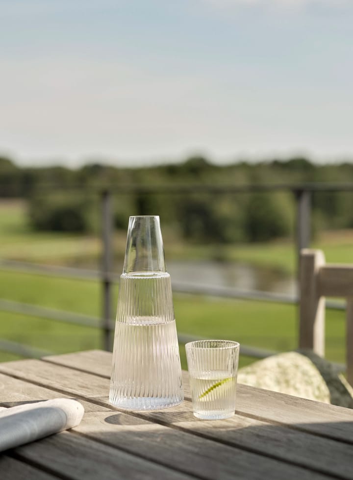 Pilastro karaffel med drikkeglass, Clear Stelton