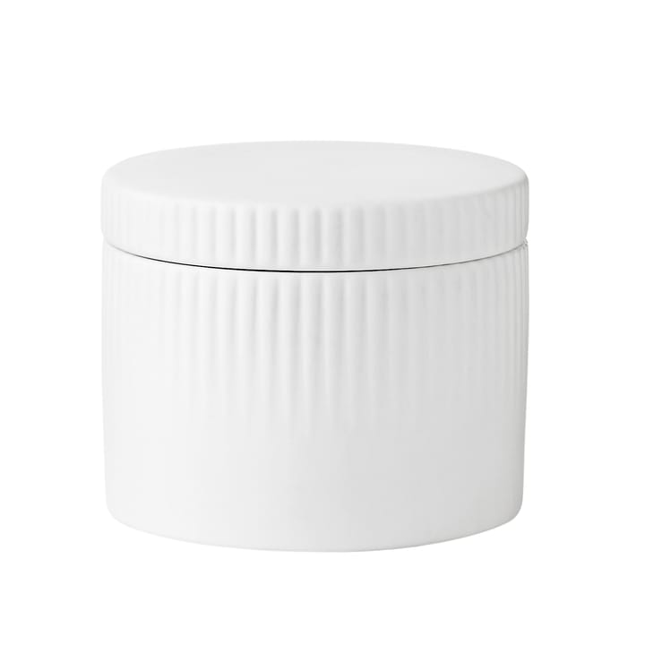 Pleat saltkar, Hvit Stelton
