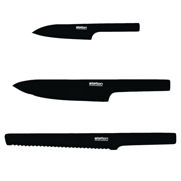 Pure Black kniv - stor kokkekniv - Stelton