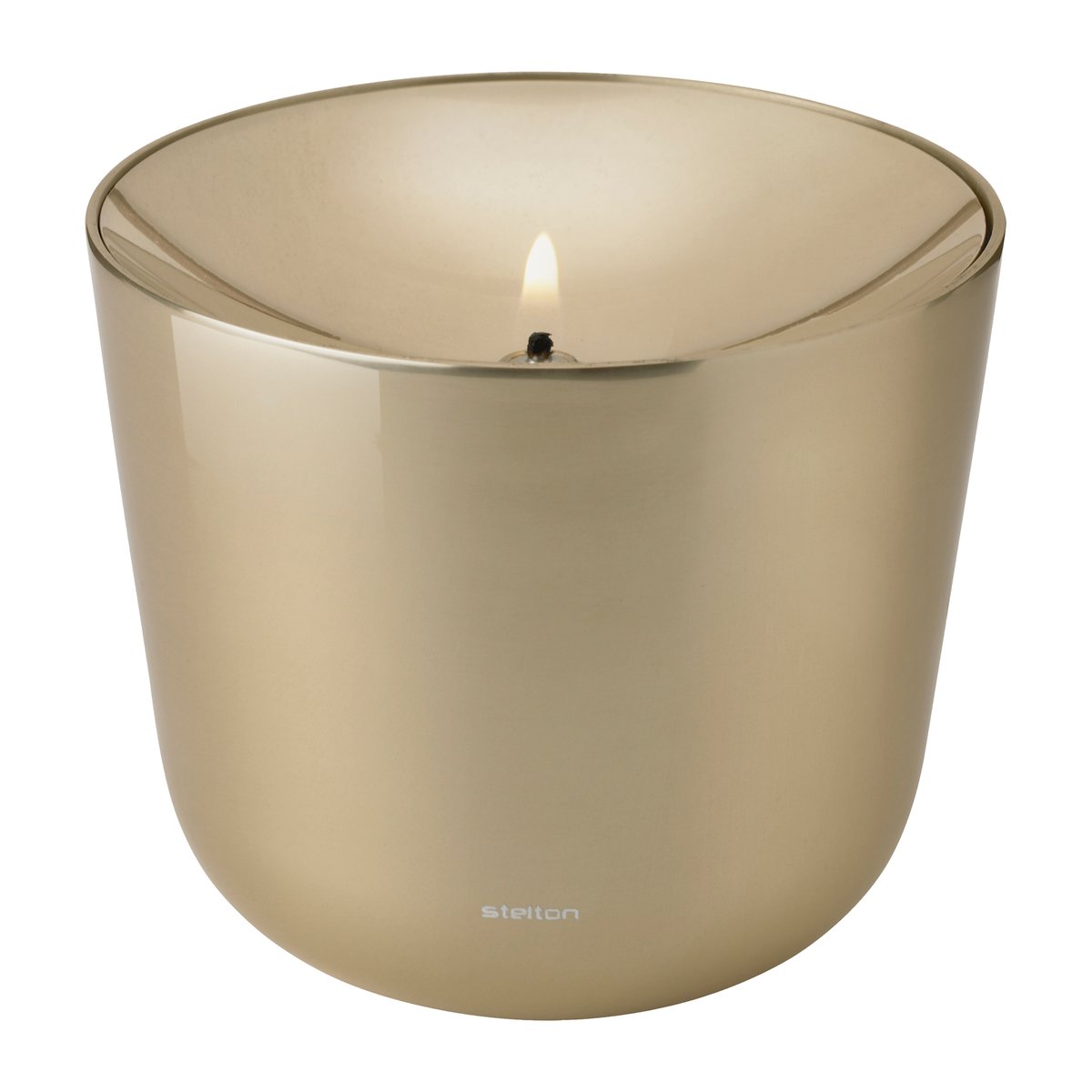 Stelton Solis oljelampe Ø11,5 cm Brass
